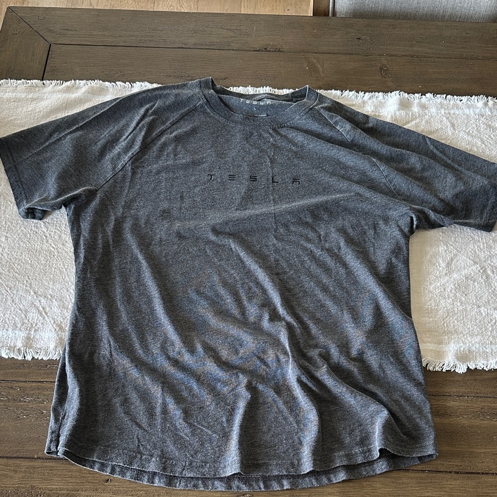Tesla Gray Short Sleeve Tee